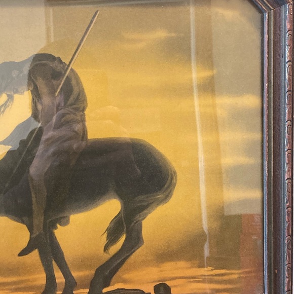 Vintage Early 1900’s Native framed Artwork - Picture 4 of 5